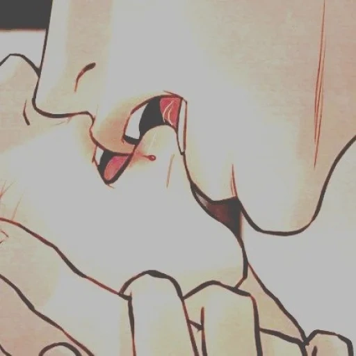 figure, kissing anime, anime picture, kissing cartoon pattern