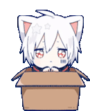 mafumafu neko, mafu mafu chibi, uchiko kun chibi, necko mafumafu, anime de mafumafu