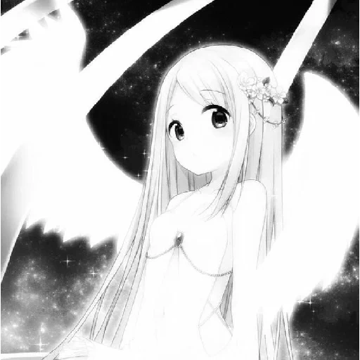 ángel de anime, animal, anime sakuraso, angel anime girl, el anime de gato sakuraso