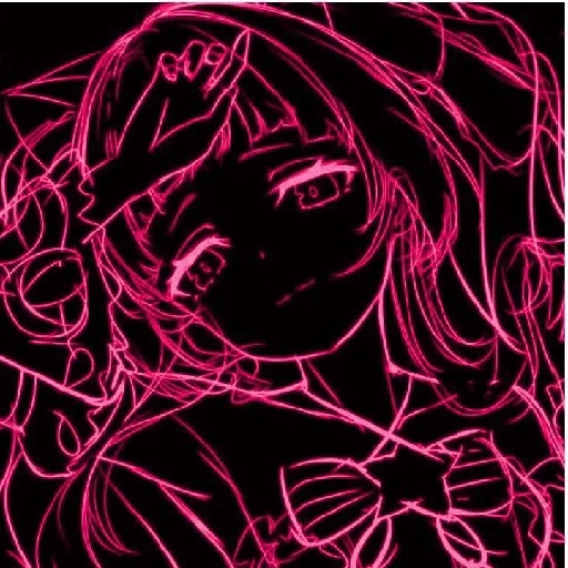 anime, dark pink, dark anime, dark drawings, cybergoth aesthetic anime vkb