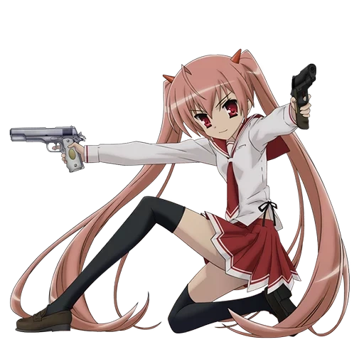 proiettili scarlatti, personaggio di anime, anime aria scarlet bullets, arie red amo anime, arias soprannome scarlet bullet river