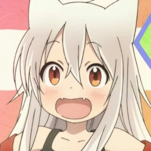 un anime, anime kawai, personnages d'anime, urara meirochou, le visage d'anime est la discorde