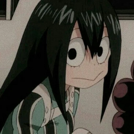 asui, tsuyu, tsuyu asui, anime charaktere, meine heldenakademie