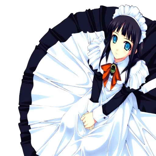 maid, murakami suigun, murakami sui gun animation, murakami sui palace maid, dress up a maid and anime a maid