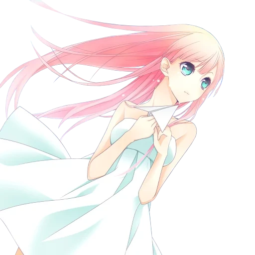 anime rosa haare, luka megurine just be friends, anime mädchen sanft rosa haare blaue augen