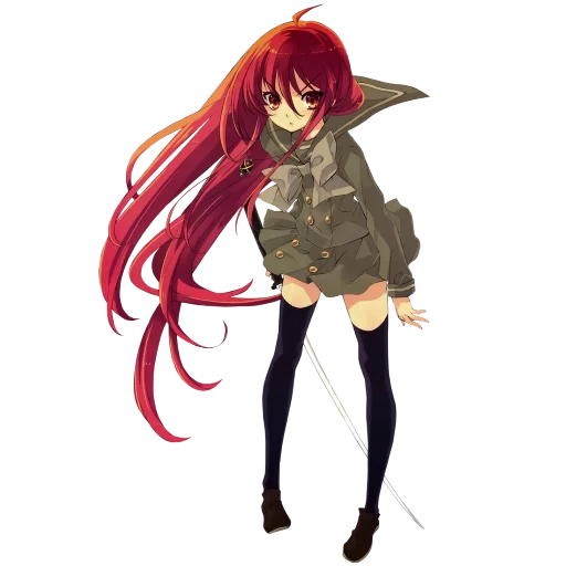 шана, shana, огнеглазая шана, shakugan no shana, шана чёрными волосами