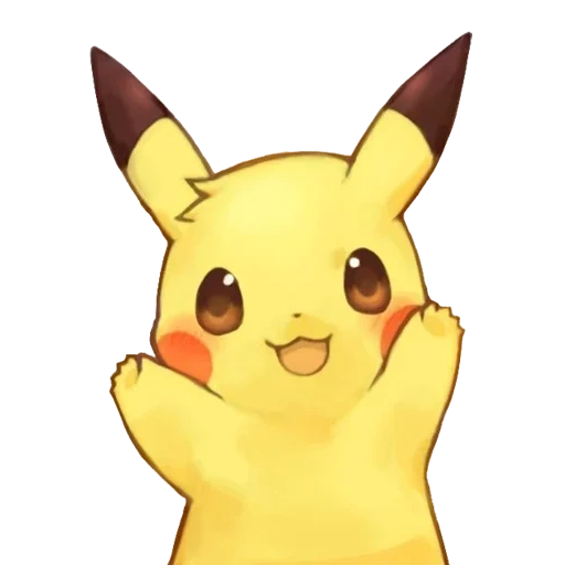 pikachu, pikachu nyashka, pokémon fofo, pikachu é um desenho fofo, padrões fofos de pokémon