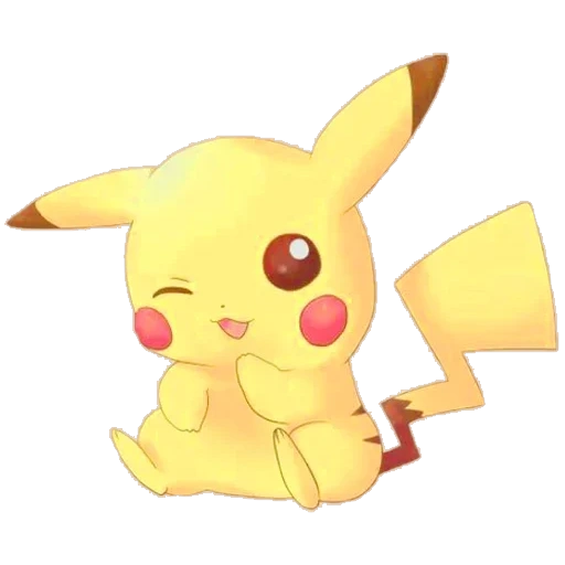 pikachu, pikachu chibi, pikachu mengintip, sketsa pikachu yang terhormat