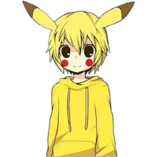 pikachu, abb, die pikachu, anime pikachu boy, cute anime boy