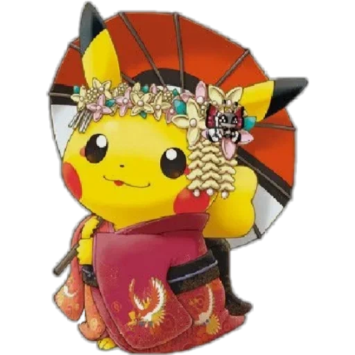 pikachu, pikachu démon, kimono pikachu, pokémon japonais, kimono pokemon
