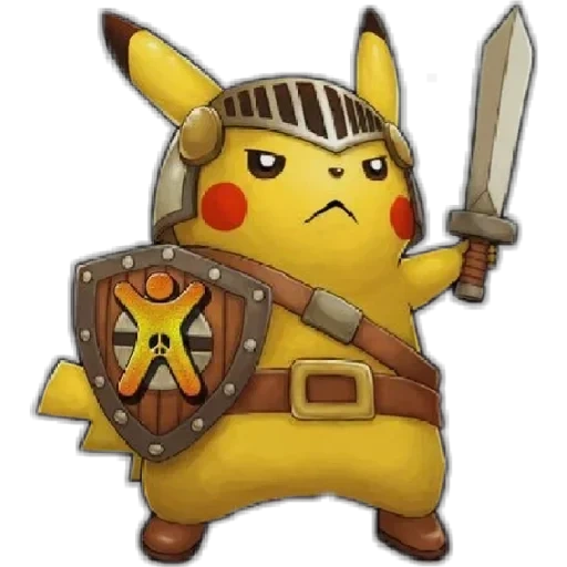 pikachu, pokemon, pikachu knight, pikachi stalker, pikachu secara otomatis