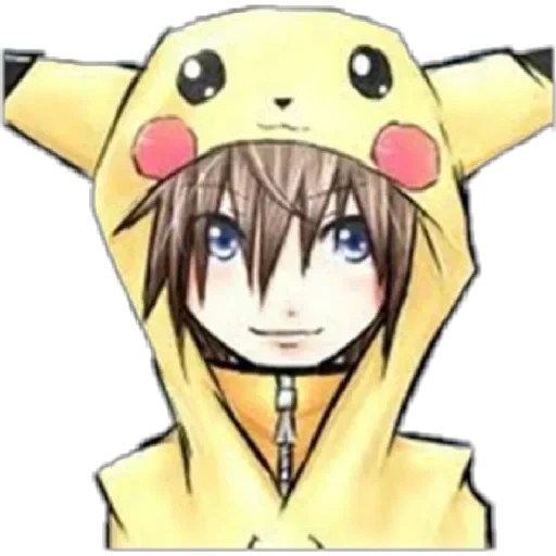 anime, gambar, gambar anime, anime chibi pikachu, gambar anime anak perempuan