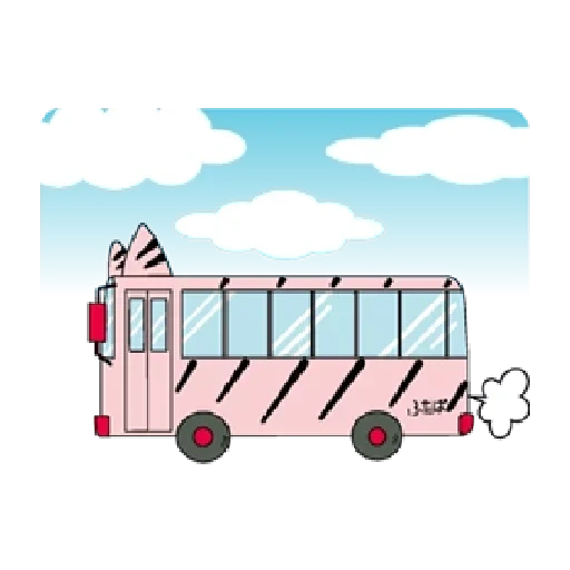 pack, ônibus, ilustração de ônibus, carro de passageiros do veículo de marcação