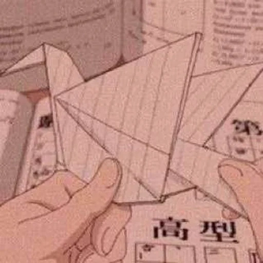 гачи, аниме, гача лайф, журавлик бумаги аниме, аниме эстетика оригами