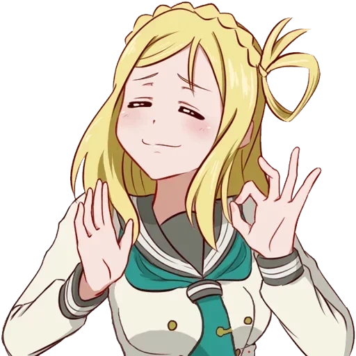 mari ohara, anime good, carino anime, aina suzuki, i personaggi degli anime