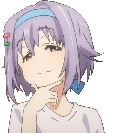 animação, smug sachiko, imagem de anime