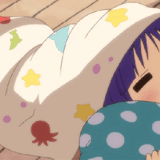 gambar, tidur anime, kemalasan anime, anime sedang tidur, selamat malam anime