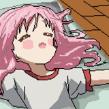 anime, animation kawawai, personnages d'anime, anime pixel, sleeping anime girl