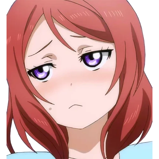 maki, маки нишикино, maki nishikino, maki nishikino smug, маки нишикино тсундере