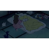 humain, dans le lit, appartement photo, chiot love manchu, mèmes sur les bandes dessinées d'anime