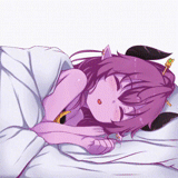 anime, anime sleep, anime girl, karakter anime, anime good morning