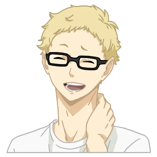 tsukishima, kay tsukishima, tsukishima chibi, fundo branco tsukishima kay, tsukishima de vôlei de anime