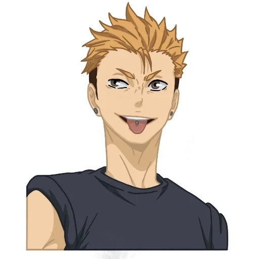 haikyuu, tomoji taijima, personnages d'anime, jouer au volleyball de tomoji shima, anime personnage volleyball