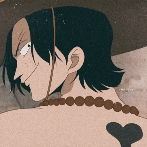 anime, animation, ace one piece, cartoon character, ace one piece icon