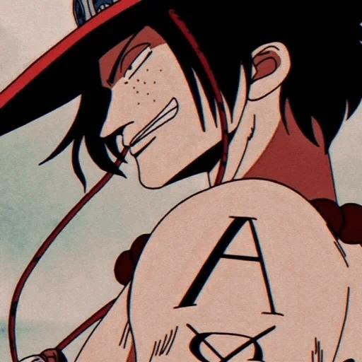 luffy ace, ace van pease, mankey de luffy, ace one piece, cartoon character