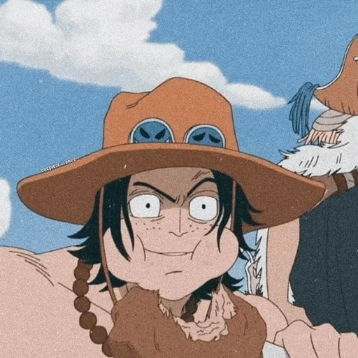 van pease, luffy animation, one piece ace, mankey de luffy, ace one piece icon