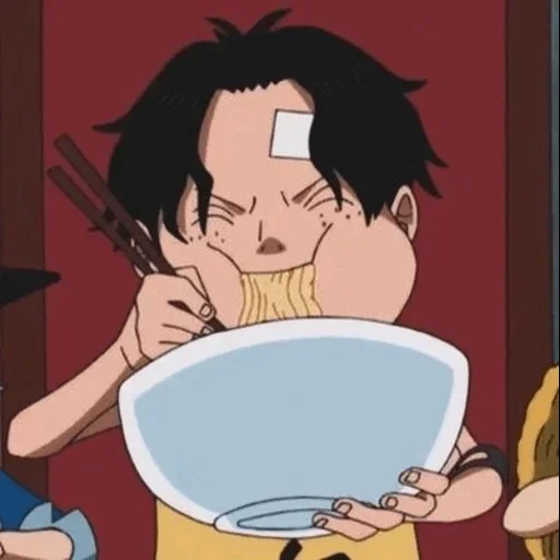 luffy, van peas ramen noodles, anime one piece, little luffy, nico robin luffy