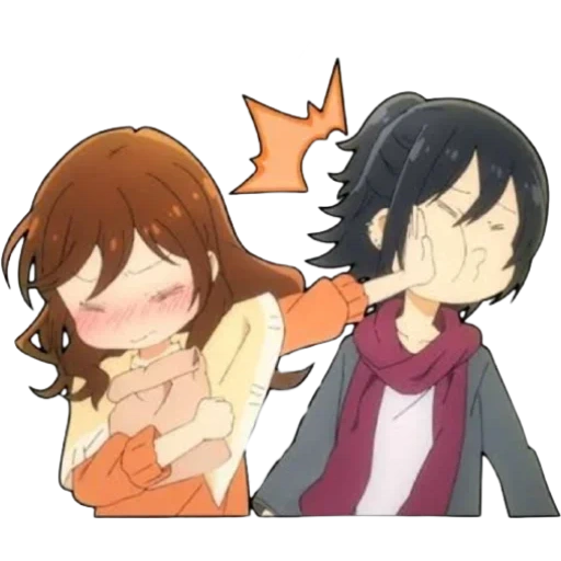 horimiya, horimiya art, horimiy anime, hori-san miyamura-kun, anime khorimiy kiss