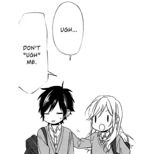 couple de bande dessinée, manga horimiya, bande dessinée de couple d'anime, couple de bande dessinée otaku, anime horimiya chibi