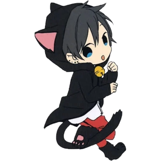 miyamura chibi, horiomiya chibi, naiko-kun chibi, tokoh tebing merah, karakter anime chibi