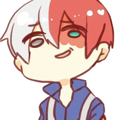 todoroki, anggur pohon tuan rumah, shoichi tuan rumah, todoromu chibi, my hero academy