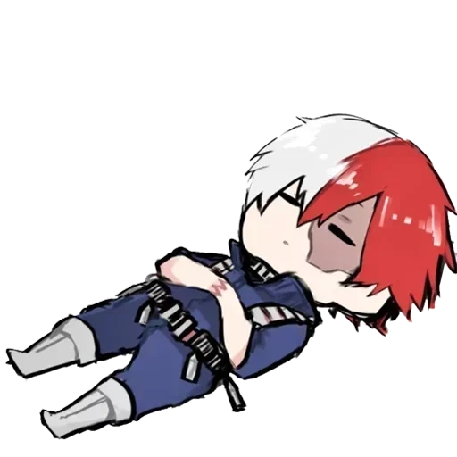 todoroki, kamito chibi, todoroki utopia chibi, my hero academy