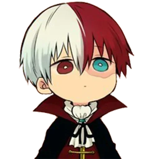 videira na árvore anfitriã, todoroki shoto, todoro madeira videira, animação todoroki chibi, videira de madeira de dongduo