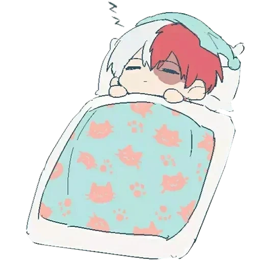 red cliff, figure, todoroki, sleepy todoroki, cartoon characters