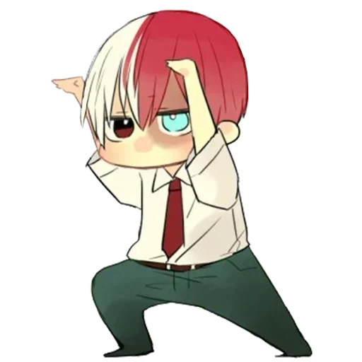 todoro mu chibi, animação kun chibi, todoro madeira videira, animação todoroki chibi, fujitsu em chibi chorou