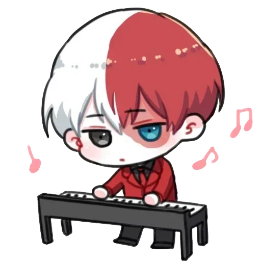 figura, shangtengi chibi, todoro mu chibi, todoro madeira videira, animação todoroki chibi