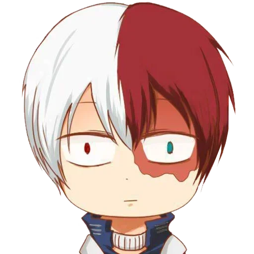 todoroki, anggur pohon tuan rumah, anime todoroki chibi, my hero academy