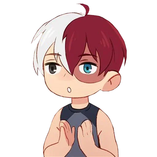 todoroki kun, todoroki shoto, todoroki shoto chibi, amino todoroki shoto, anime chibi todoroki