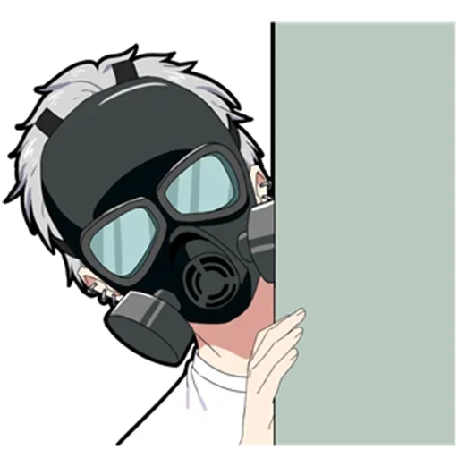 humano, gaz maskesi, máscara de gas