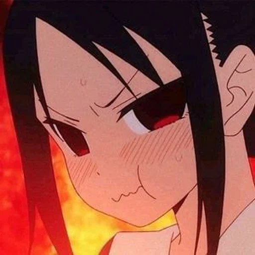 quadrinhos de anime, avatar anime, rosto de meme de anime, papel de animação, kaguya sama love is war kaguya sama