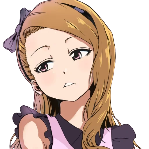 la ragazza, akase giordania, minase iori, anime girl, anime girl