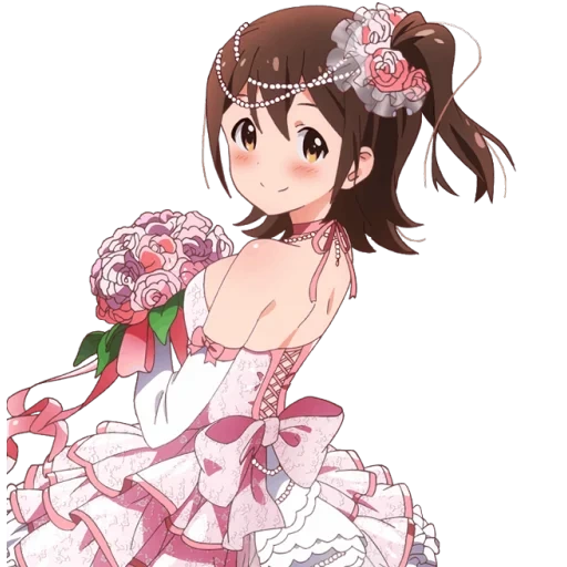 dias de yaze, niko yazawa, menina anime, imagem de anime, the idolmaster