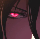 animation, anime eye, anime dark color, cartoon characters, the eyes of sebastian michelis