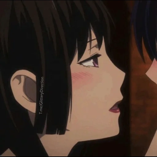 la figura, coppia di anime, personaggio di anime, gods randing 1 stagione, bacio del dio errante alagoto