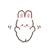 bunny, dear rabbit, white rabbit, rabbit soup is white, rabbit is a cute drawing