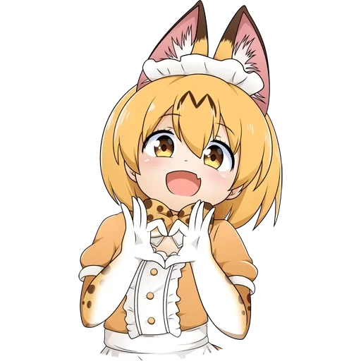 kemono friends, аниме персонажи, kemono friends арты, serval kemono friends